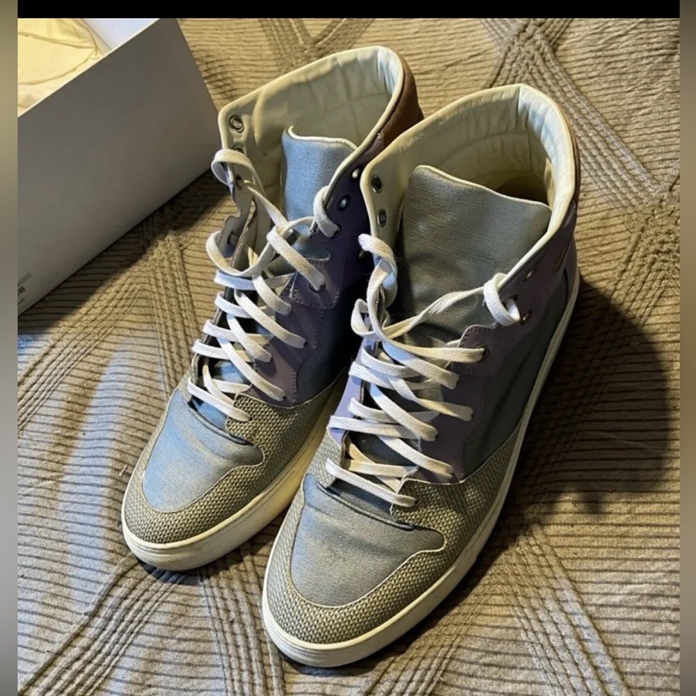 Men’s RARE Balenciaga HI Top Sneakers 44/11 With OG Box - Picture 4 of 8